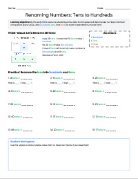 Mastering Place Value Renaming Practice
