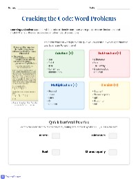 Understanding Word Problems in Math