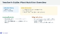 Introduction to Photosynthesis