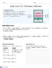 Understanding Von Neumann Architecture