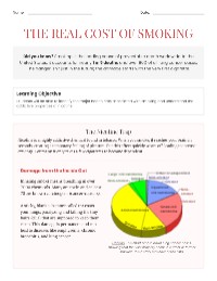Understanding the Costs of Smoking