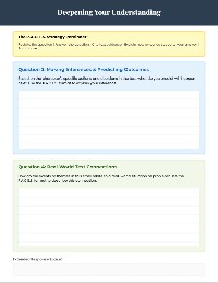 R.A.C.E.S Reading Response Assessment
