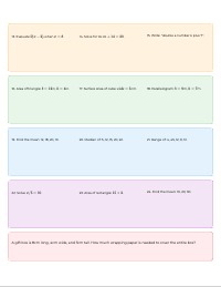 6th Grade Comprehensive Year-Long Math Review