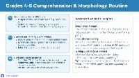 K-6 School-Wide Reading Intervention Framework
