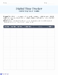 Tracking Your Digital Time