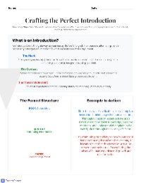 Writing Effective Introductions — Writing — for 6th Grade | TeachShare
