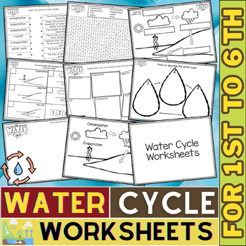 Water Cycle Worksheets | Diagram, Vocabulary Worksheets | Water Cycle ...