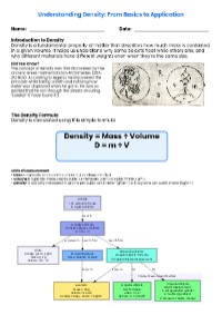 Understanding Density: From Basics to Application — Science — for 8th ...