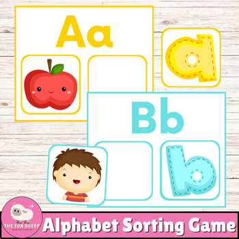 Alphabet Sorting Game | ABC Learning Printable Letter Recognition Cards ...