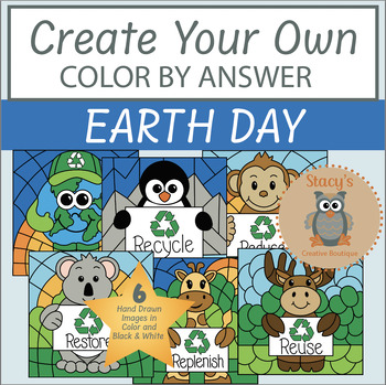 Color by Code Earth Day Clipart (Color by Code Clipart) | TeachShare