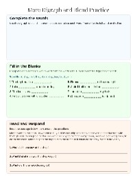 Digraphs and Blends Practice Activities — Phonics — for 5th Grade ...