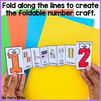 Number Crafts - No-Prep Numbers 1 to 20 Printable Crafts Activity ...