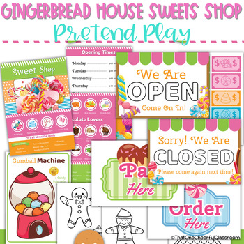 Gingerbread House Dramatic Play Center Christmas Pretend Play for ...