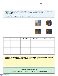Snap Cube Volume Builders — Mathematics | TeachShare