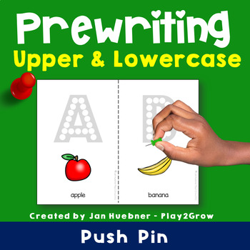 Fine Motor Prewriting Push Pin and Pound Alphabet Activities Toddlers ...