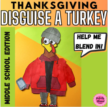 Thanksgiving Disguise a Turkey | Fun Printable Craft Activity |Middle ...
