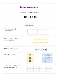 Understanding Teen Numbers — Math | TeachShare