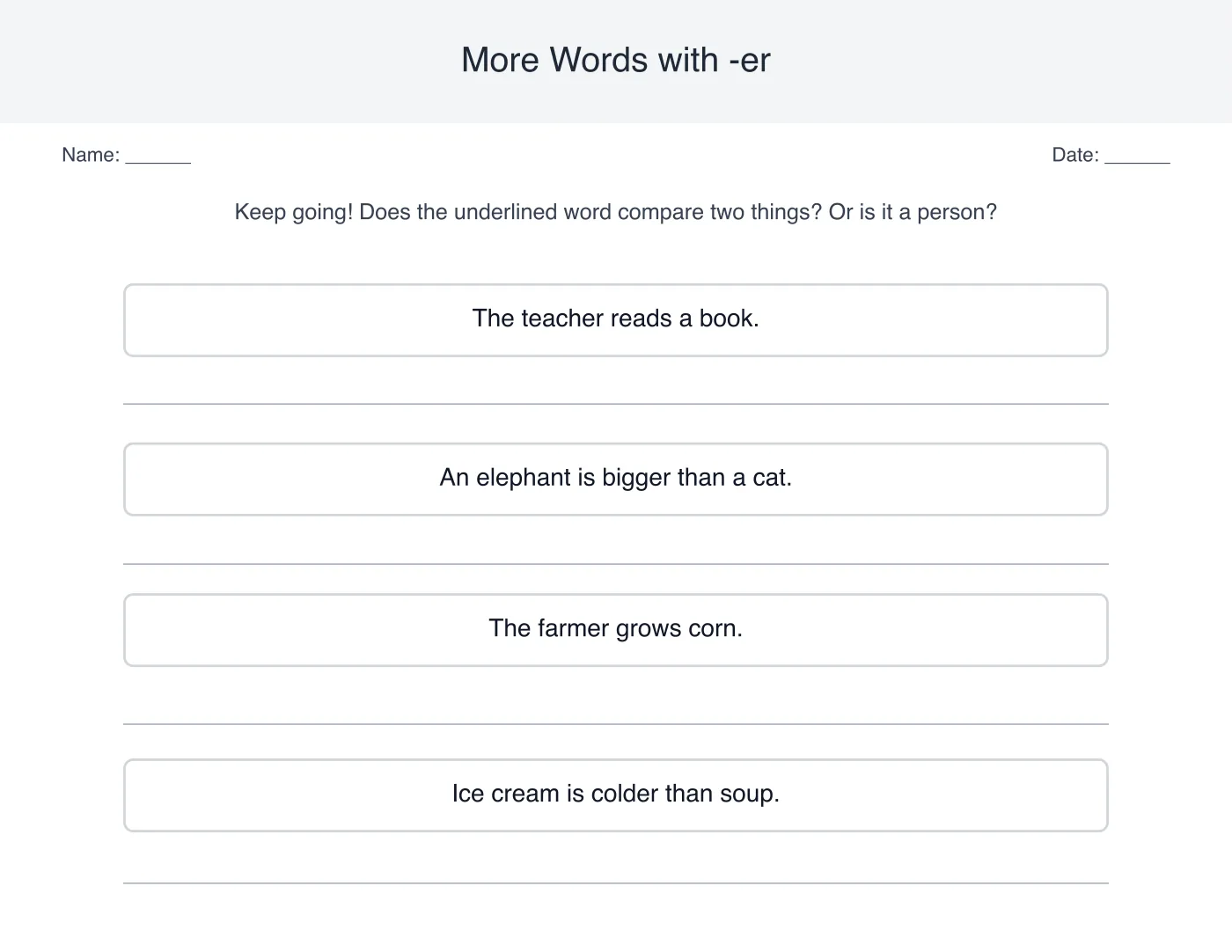 Tier 2 differentiated worksheet — page 2