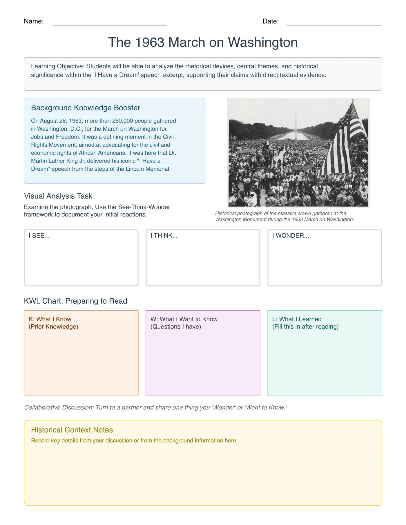 Grade-level photosynthesis worksheet — page 1
