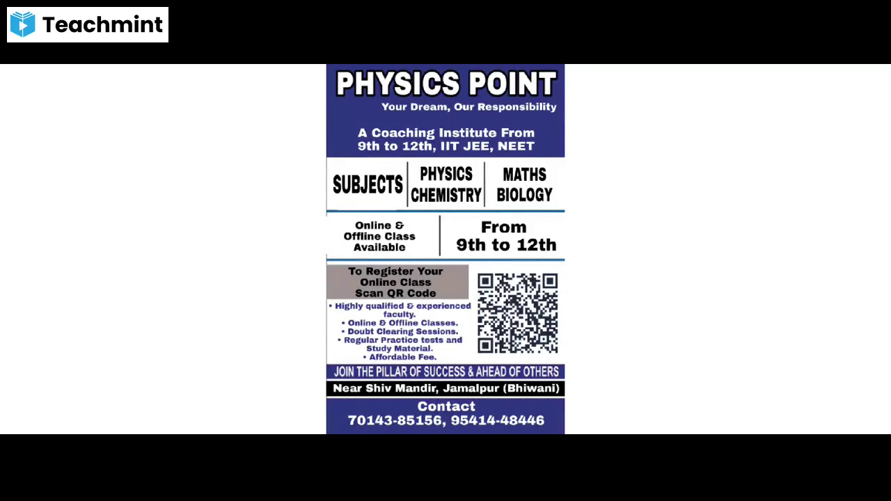 Physics Point; Online Classes; Teach Online; Online Teaching; Virtual Classroom