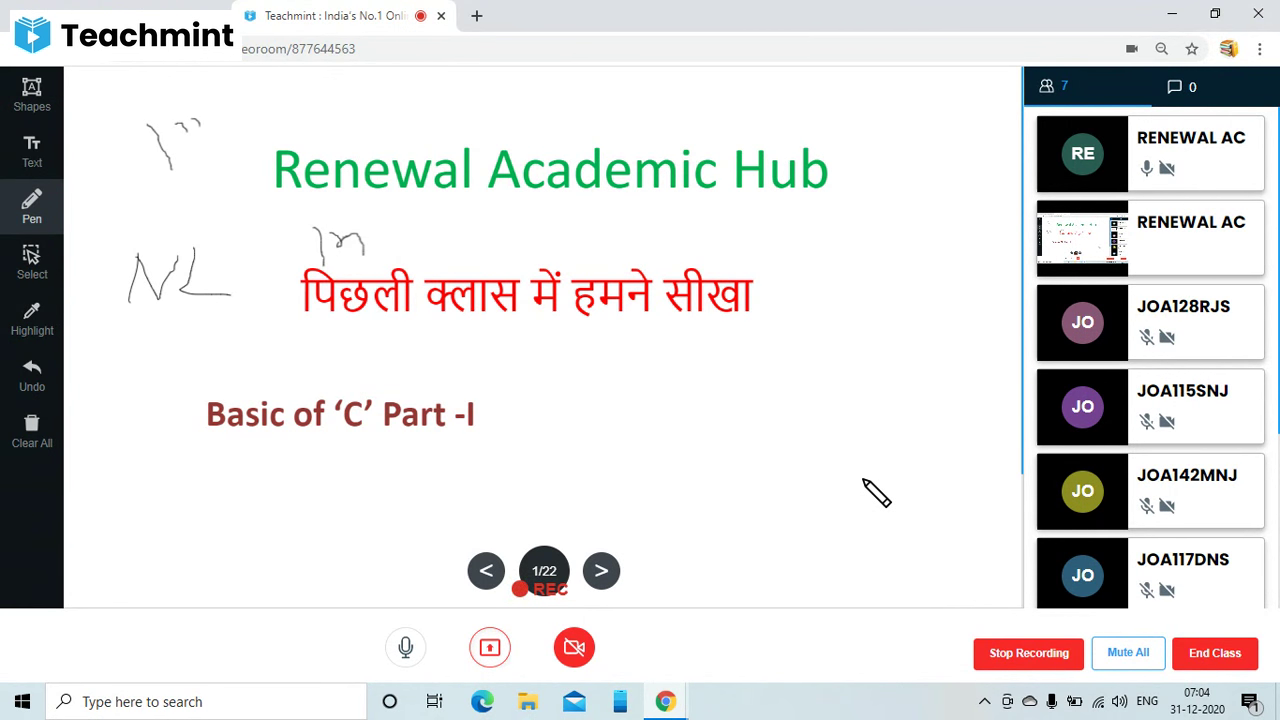 RENEWAL ACADEMIC HUB; Online Classes; Teach Online; Online Teaching; Virtual Classroom