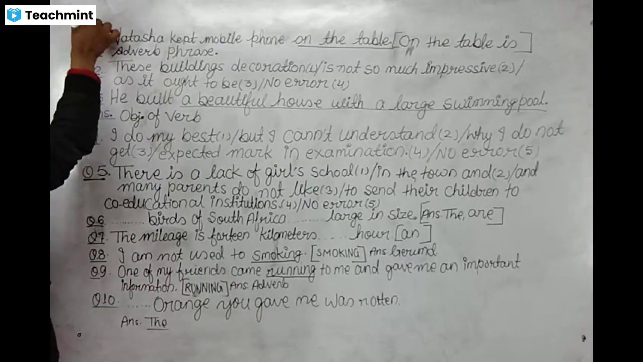 Lecture 2022-01-19 - English Grammar - Class Recording - Teachmint