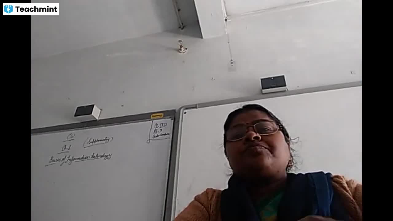 Lecture 2022-02-17 - Computer Application - Class Recording - Teachmint
