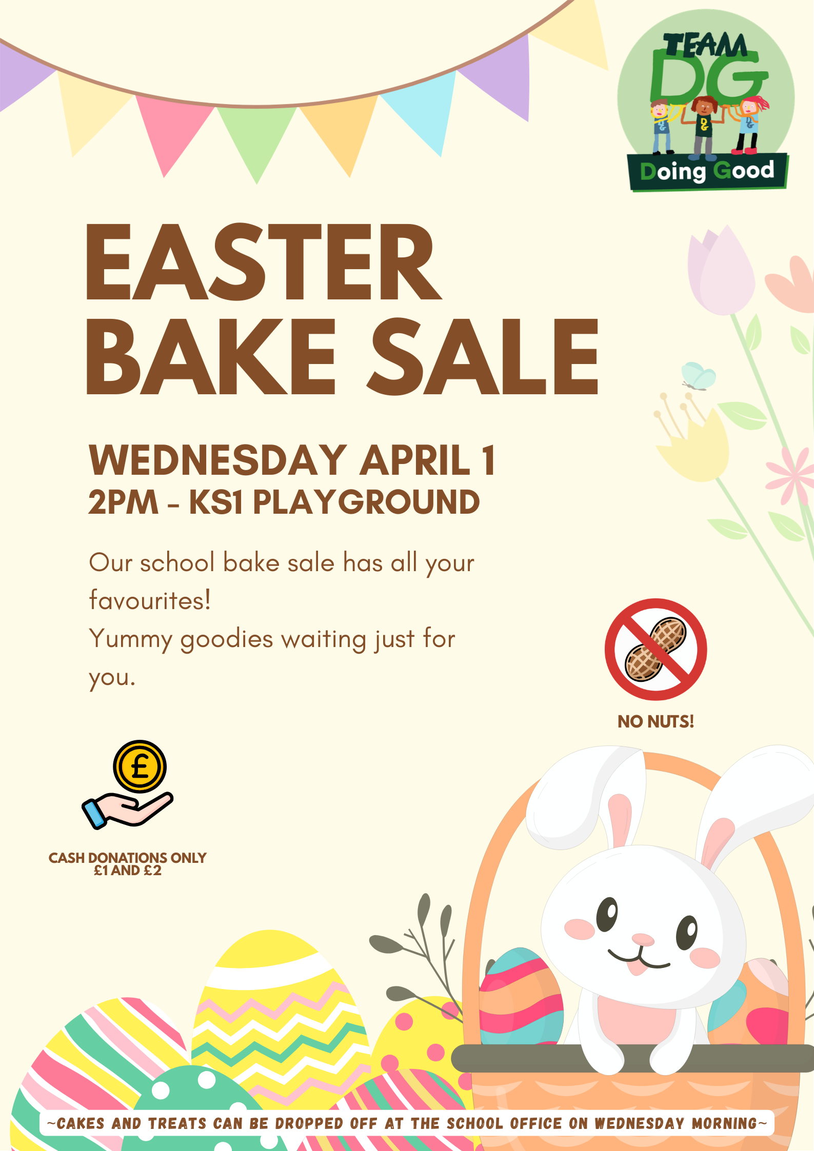 Easter Bake Sale Flyer
