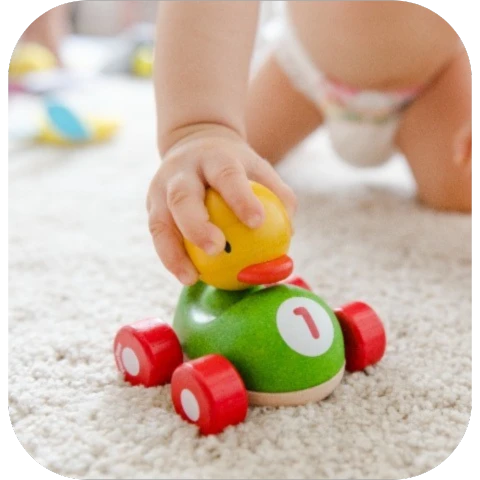 Juguetes y actividades para bebés