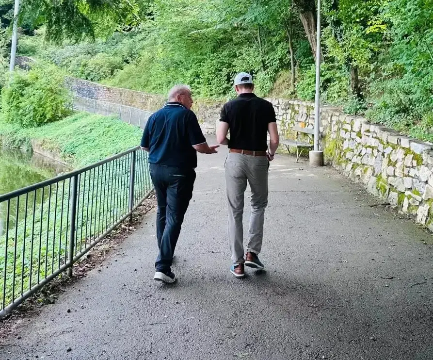 Walk & Talk mit Christian Rieger am Hilmteich in Graz