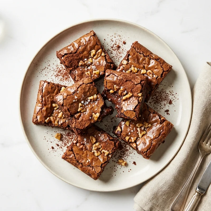 Brownies au chocolat fondant
