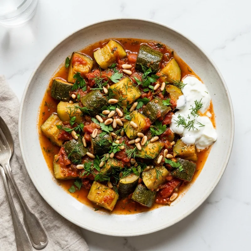 Courgettes à la turque