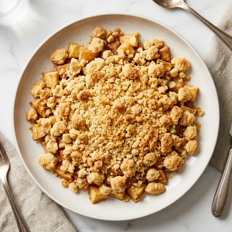 Crumble aux pommes