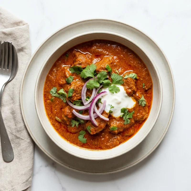 Curry d'agneau à l'indienne