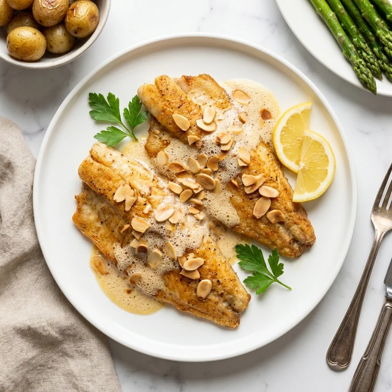 Filet de truite aux amandes