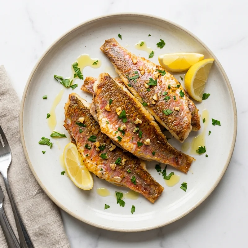 Filets de rouget à la plancha