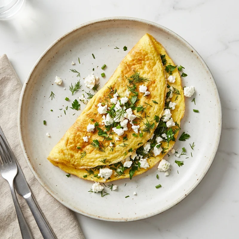 Omelette à la fêta