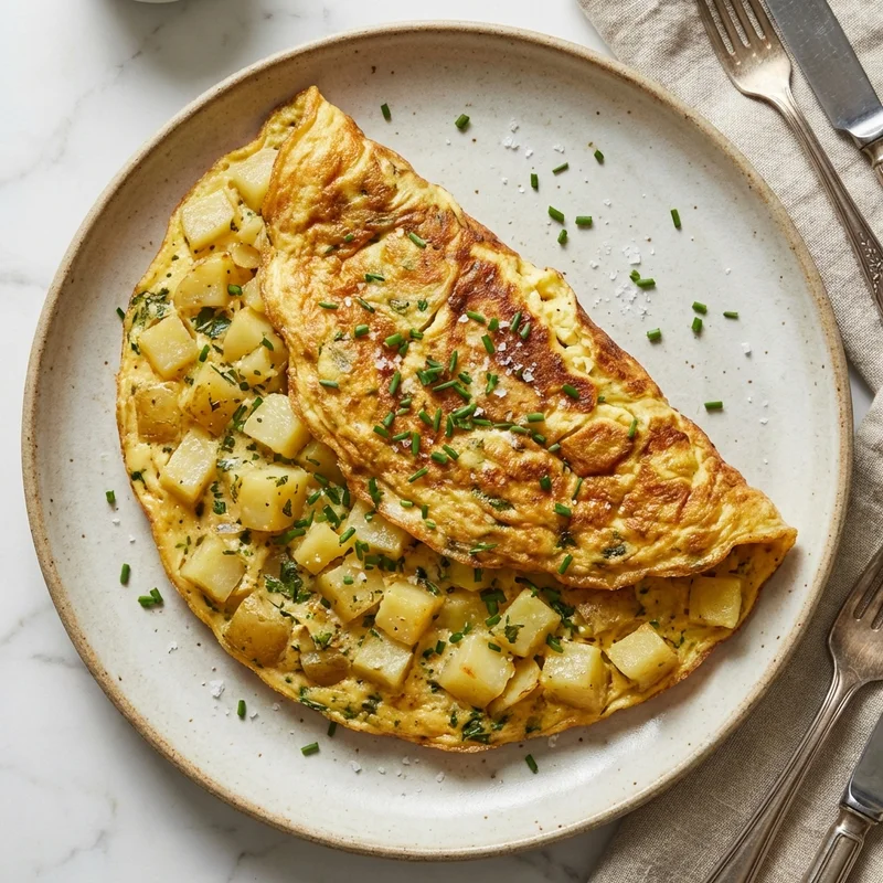 Omelette aux pommes de terre