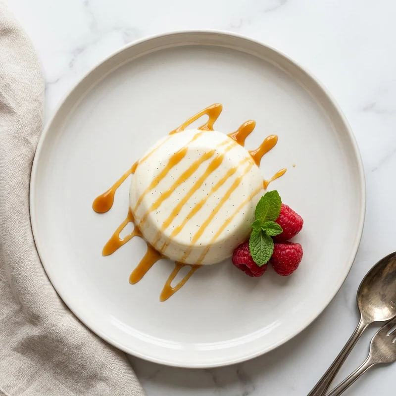Panna cotta à la vanille