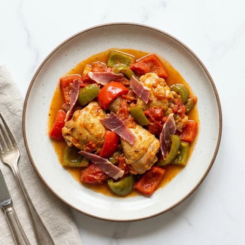 Poulet basquaise