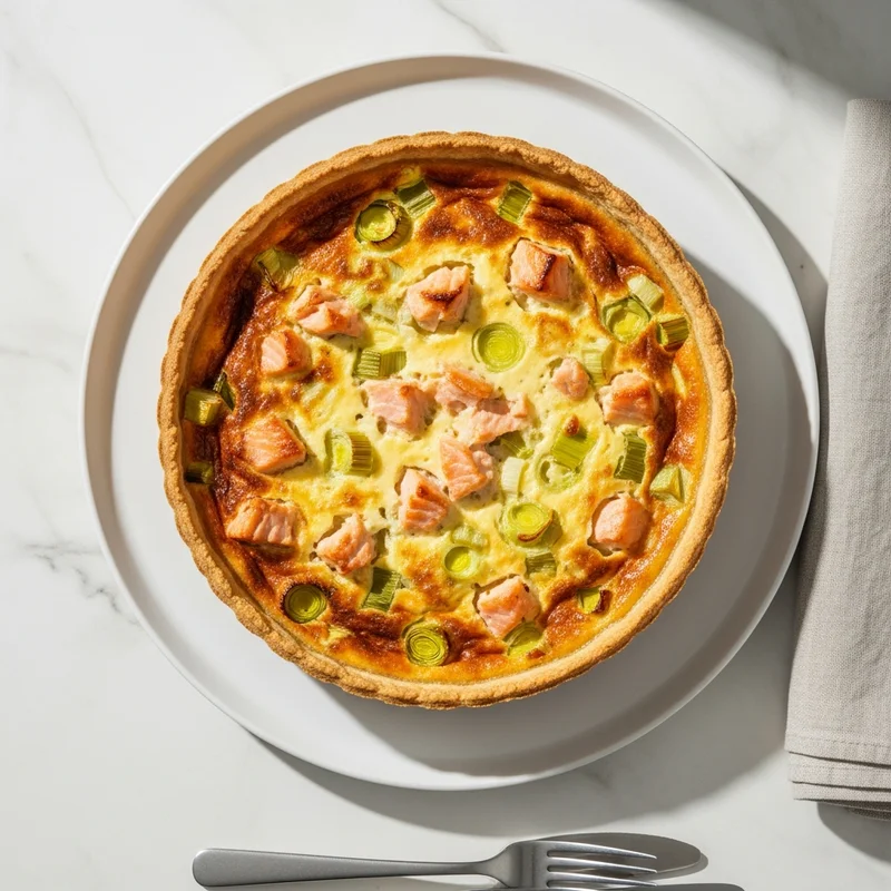 Quiche au saumon