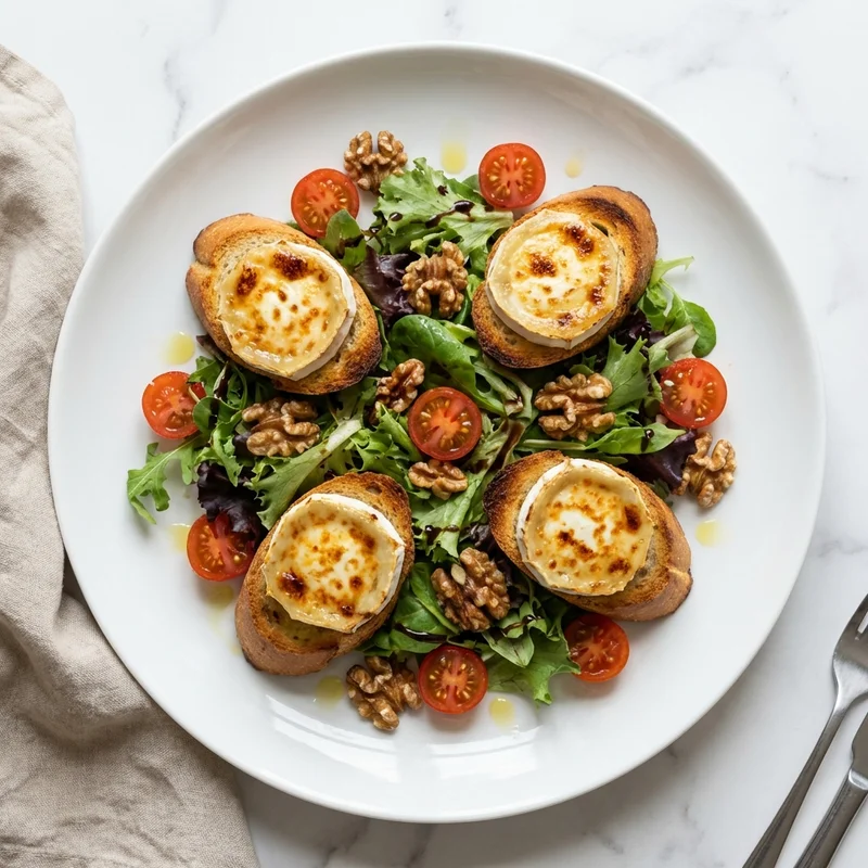 Salade au chèvre chaud