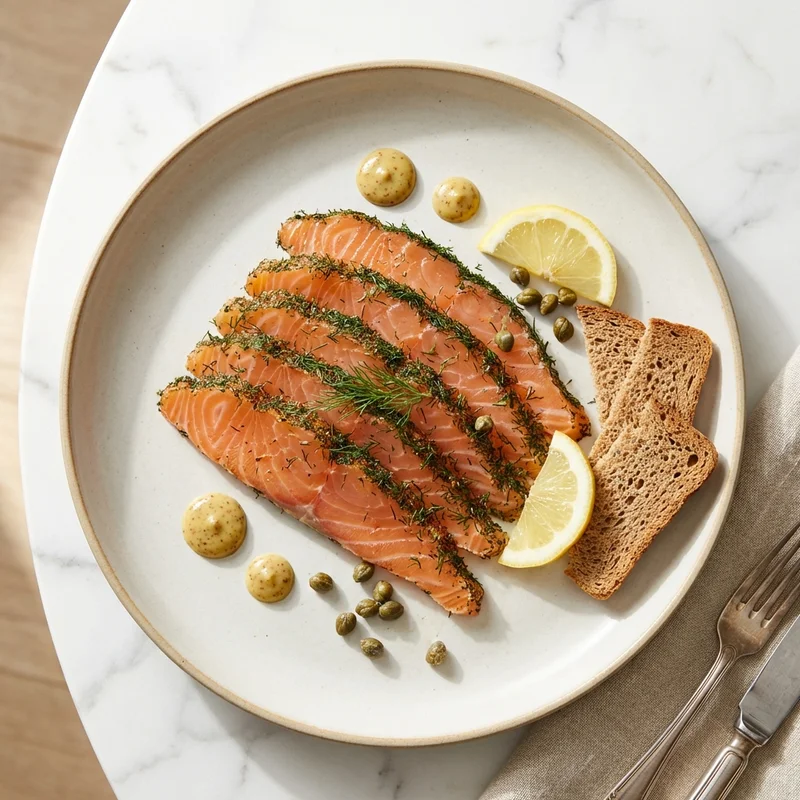 Saumon gravlax maison