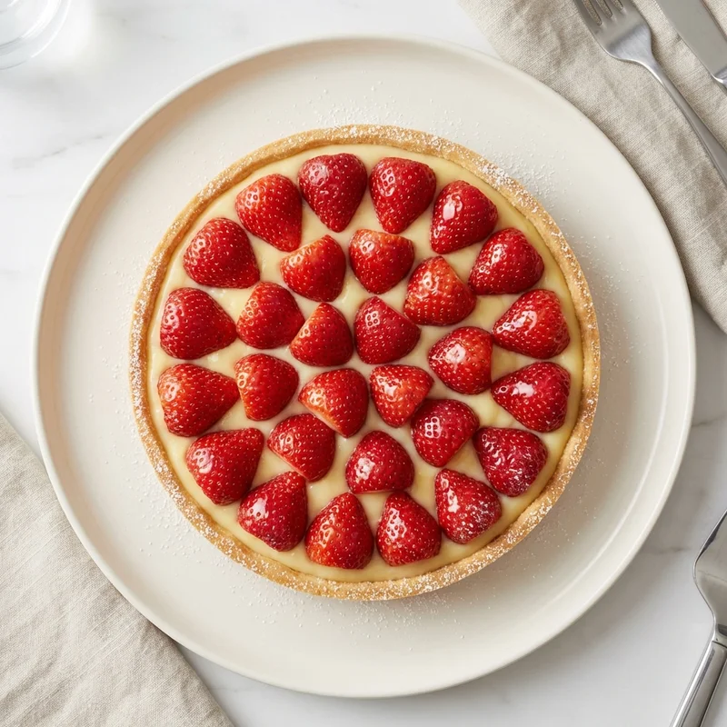 Tarte aux fraises