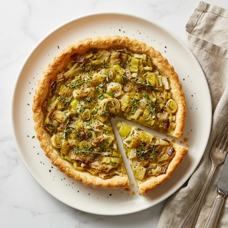 Tarte aux poireaux