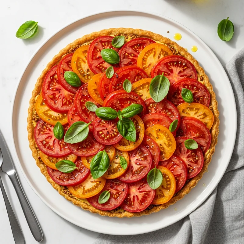 Tarte fine aux tomates