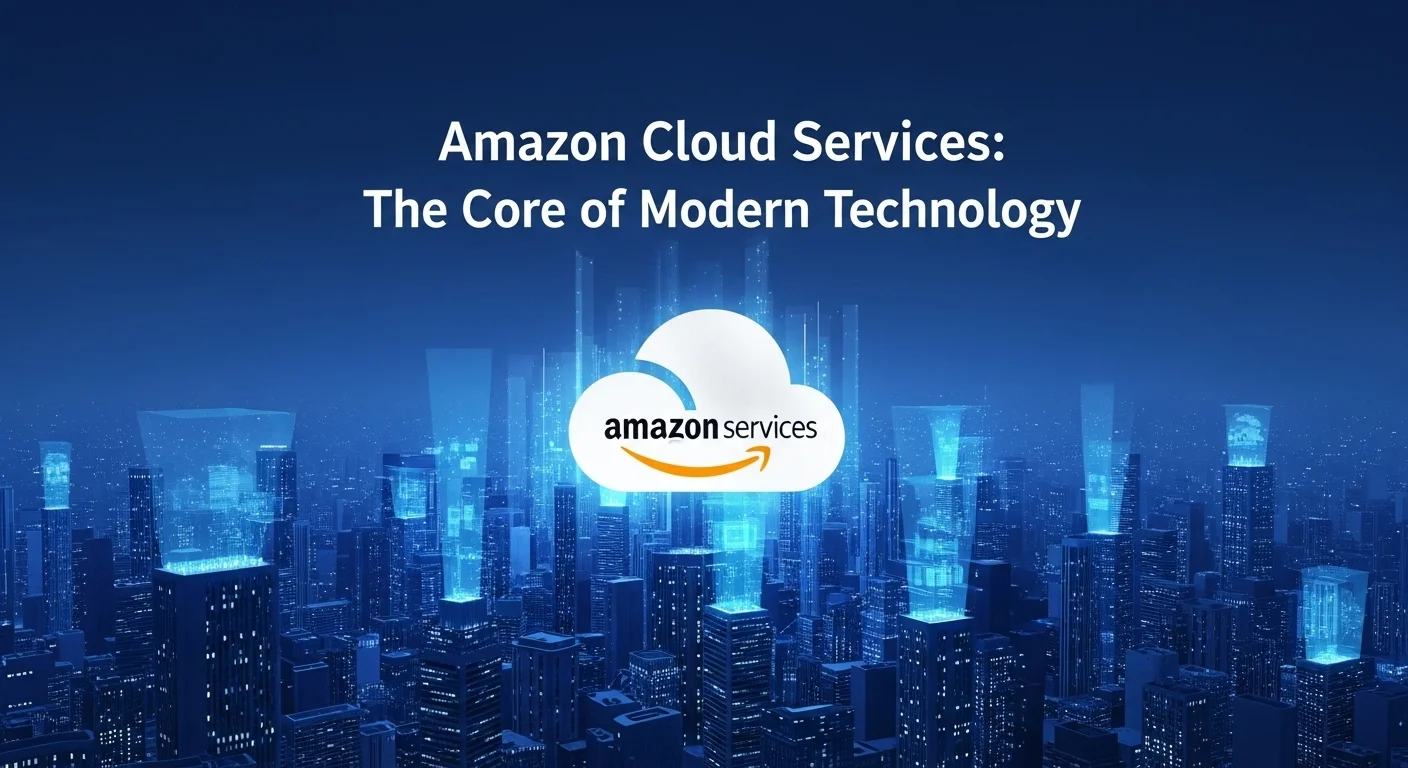 Business technology with innovation and digital resources to discover Amazon Cloud Services