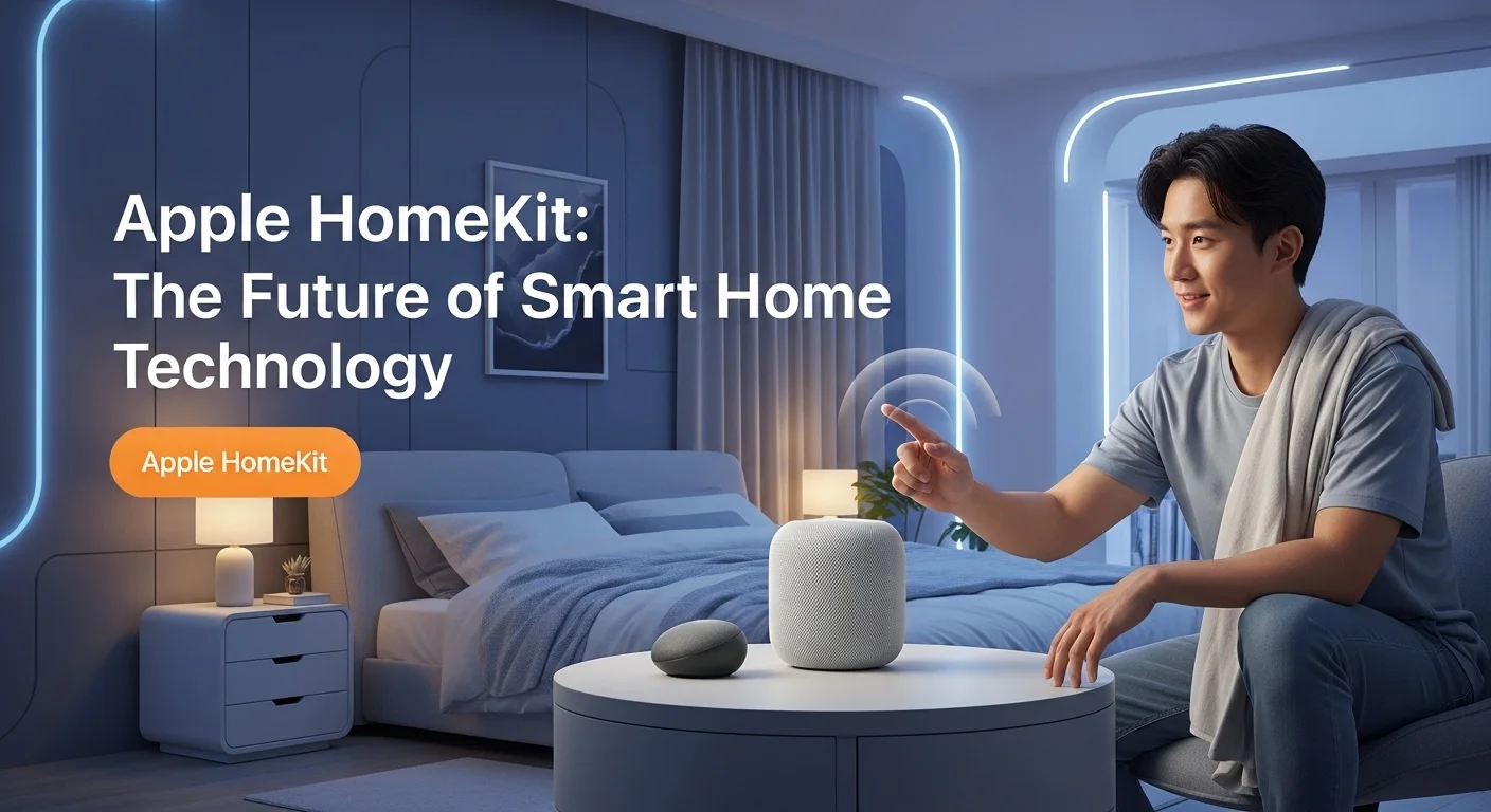 Business technology with innovation and digital resources to discover Apple Homekit