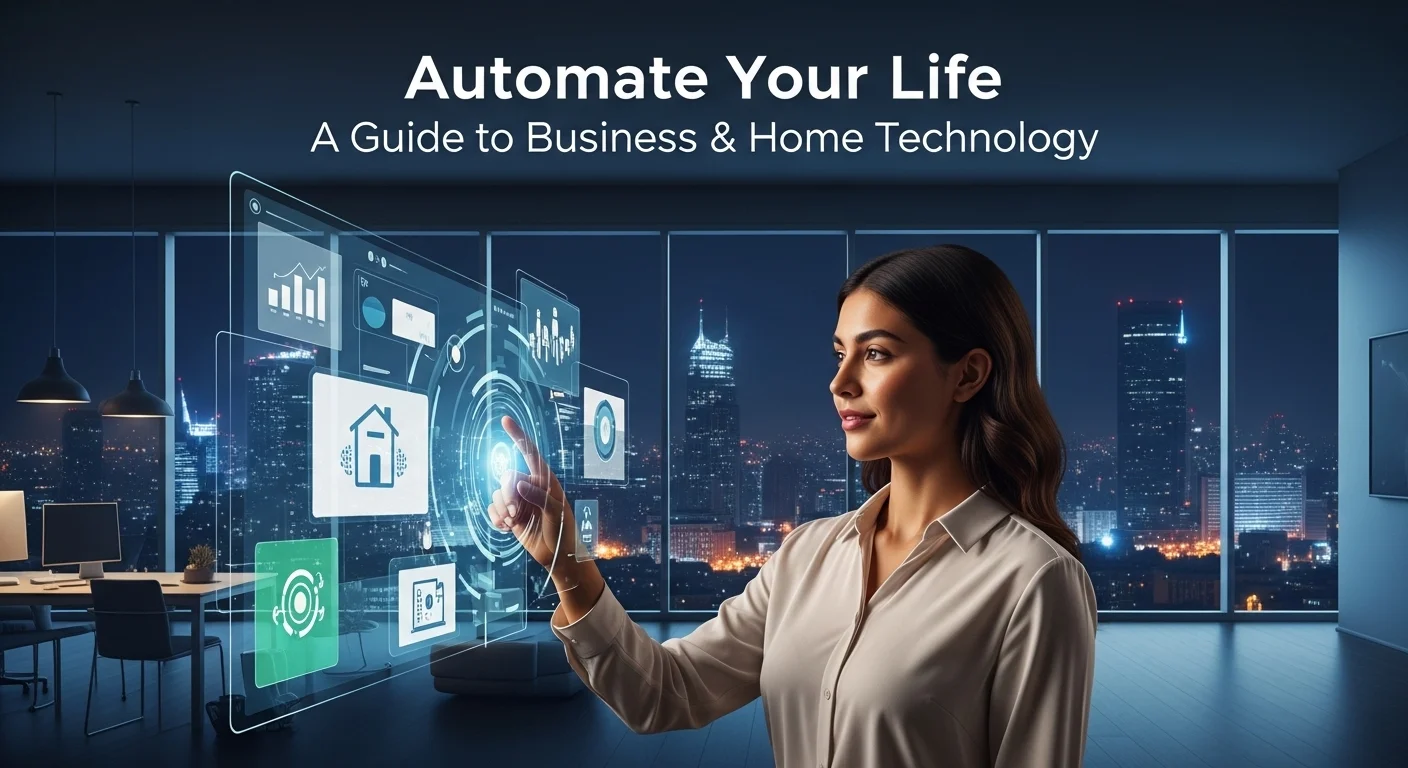 Business technology with innovation and digital resources to discover Automate Your