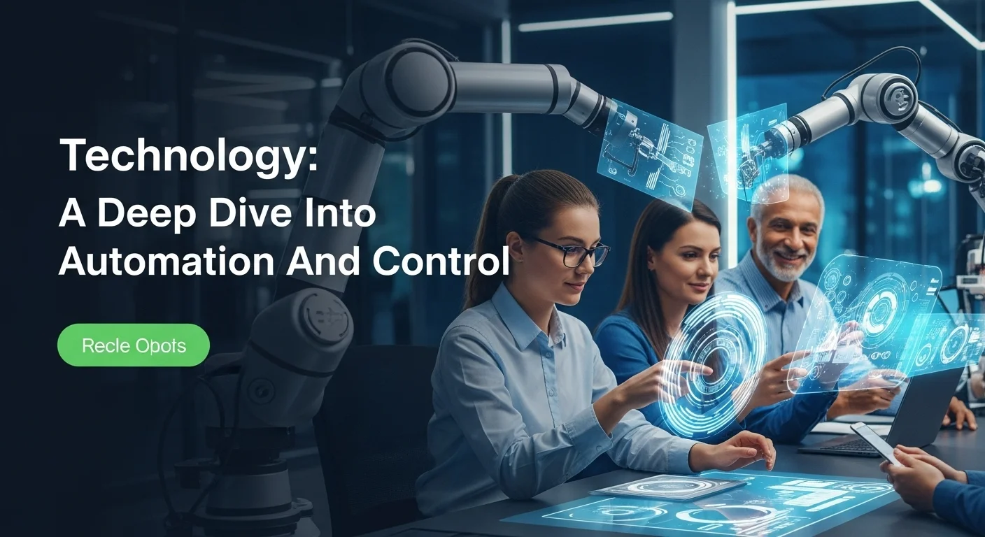 Business technology with innovation and digital resources to discover Automation And Control
